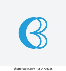 Abstract letter B Design Vector Illustration Modern Monogram Icon. Creative, Premium Minimal emblem design template. Graphic Alphabet Symbol for Corporate Business Identity. Initial BB vector element