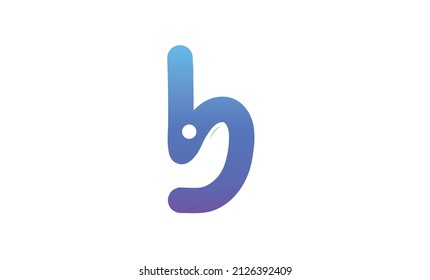 Letra abstracta del diseño del logotipo de B GOLF