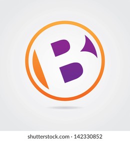 Abstract Letter B Icon