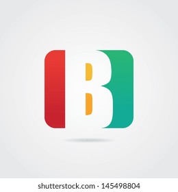 Abstract Letter B Icon