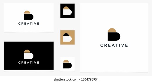 Abstract Letter B Icon Logo Vector