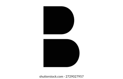 Letra abstrata B Design do logotipo
