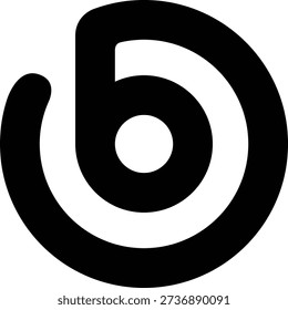 Abstract Letter B Logo Design
