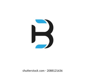 Logo de la letra abstracta B, EPS10 Aislado