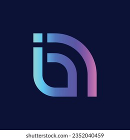 abstract letter B logo icon
