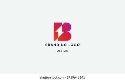 Plantilla Abstractas del diseño del Vector del icono del logotipo de la letra B. Diseño para negocios de lujo, elegante, sencillo. 