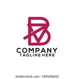 Abstract Letter B Logo Template Vector. Business Logo Concept
