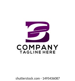 Abstract Letter B Logo Template Vector. Business Logo Concept