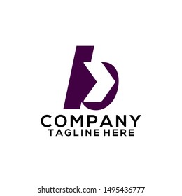 Abstract Letter B Logo Template Vector. Business Logo Concept