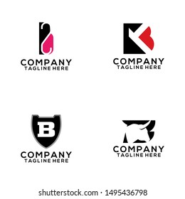 Abstract Letter B Logo Template Vector. Business Logo Concept
