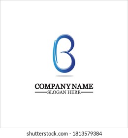 Abstract Letter B Logo Vector B Stock Vector (Royalty Free) 1813579384 ...