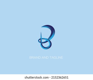 Abstract Letter B Logo Vector Symbol Stock Vector (Royalty Free ...