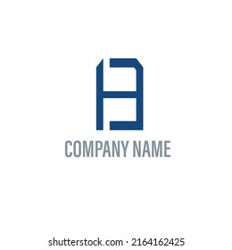 Abstract Letter B Real Estate Technology Geometric Business Logo Concept Vector. Abstract Simple Logo Template. Vector illustration.