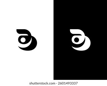 Abstract Letter B wellness or healthy B logo concept vector icon