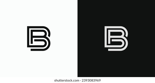 Abstract letter BB illustration logo vector