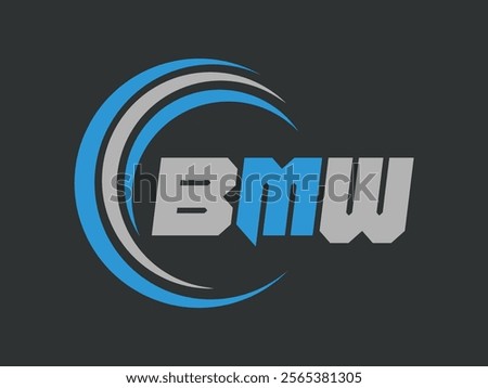 Abstract Letter BMW logo Design. BMW Initial Logo design Monogram for business and company.BMW logo, BMW letter logo design.