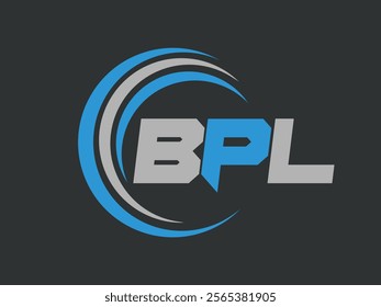 Abstract Letter BPL logo Design. BPL Initial Logo design Monogram for business and company.BPL logo, BPL letter logo design.