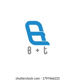 letra abstracta pero simple diseño geométrico vector