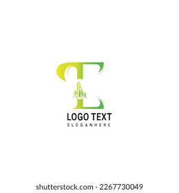 Diseño del logotipo del edificio de letras abstractas. Plantilla de vectores creativos de construcción e inmuebles.