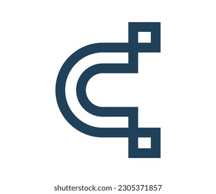 abstract letter C for anything