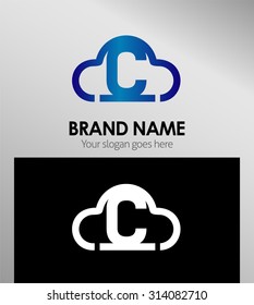 Abstract letter C Design Template 