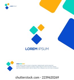 Abstract Letter C with digital logo design