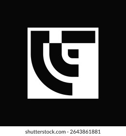 LETRA Abstractas C E LOGO DISEÑO IDEA VECTOR.