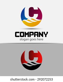 Abstract Letter c Icon
