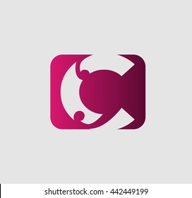 Abstract Letter c Icon
