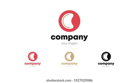 Abstraktes Logo-Konzept des Buchstaben C für Ihr Unternehmen. Markenidentität mit Letter C. Letter C Logo, Vektorvorlage.