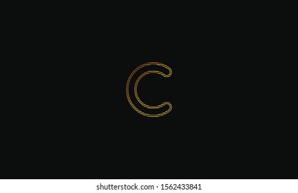 Abstract letter C logo design. Creative,Premium Minimal emblem design template. Graphic Alphabet Symbol for Corporate
Business Identity. Initial CC vector element