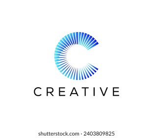 Abstract Letter C Logo Design