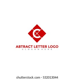 Abstract letter C logo design template. Colorful bubble creative sign.
