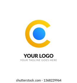 Abstract Letter C Logo Icon Vector