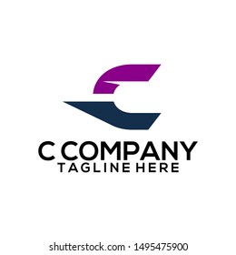 Abstract Letter C Logo Template Vector. Business Logo Concept