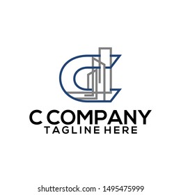 Abstract Letter C Logo Template Vector. Business Logo Concept