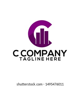 Abstract Letter C Logo Template Vector. Business Logo Concept