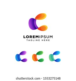 abstract letter c  logo template for your company