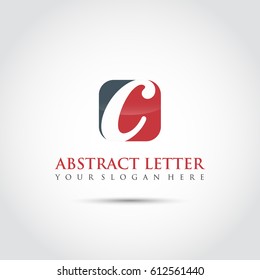 Abstract Letter C Logo Template. Vector Illustrator Eps. 10