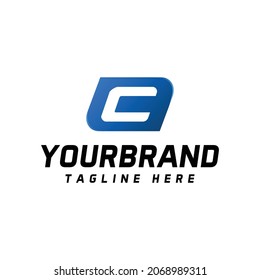 abstract letter C symbol with shape. Logo design template, perfect for your design
