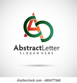 Abstract Letter CAC logo template. Vector Illustration eps.10