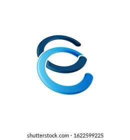 abstract Letter CC for business vector Logo design template.