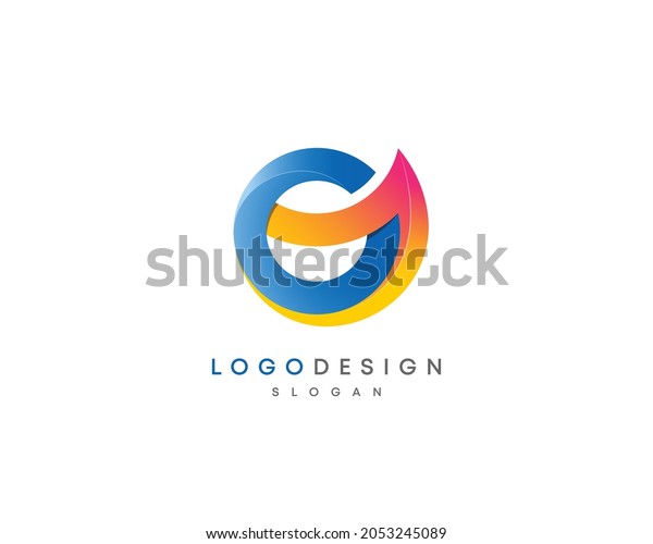 Abstract Letter Cggc Logo Design Cg Stock Vector (Royalty Free ...