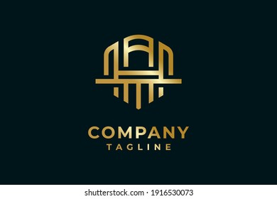 abstract Letter A company logo Template, suitable for any industry or business