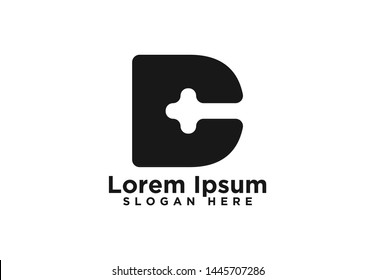 Abstract Letter D C Logo Designs, Vector Illustration