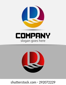 Abstract Letter d Icon

