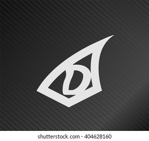 Abstract Letter d Icon
