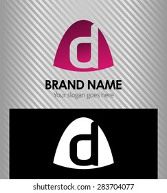 Abstract Letter d Icon logo
