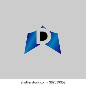 Abstract Letter d Icon logo
