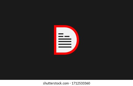 Abstract letter D logo design. Creative,Premium Minimal emblem design template. Graphic Alphabet Symbol for Corporate
Business Identity. Initial DD vector element